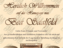 Tablet Screenshot of beasaalfeld.de